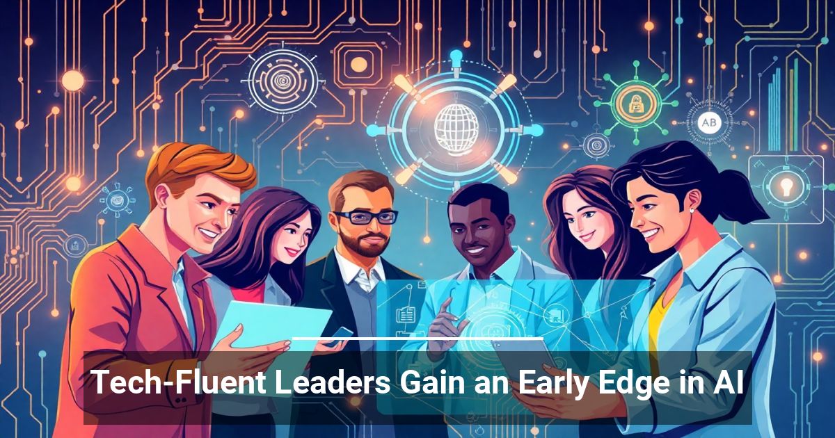 Tech-Fluent Leaders Gain an Early Edge in AI